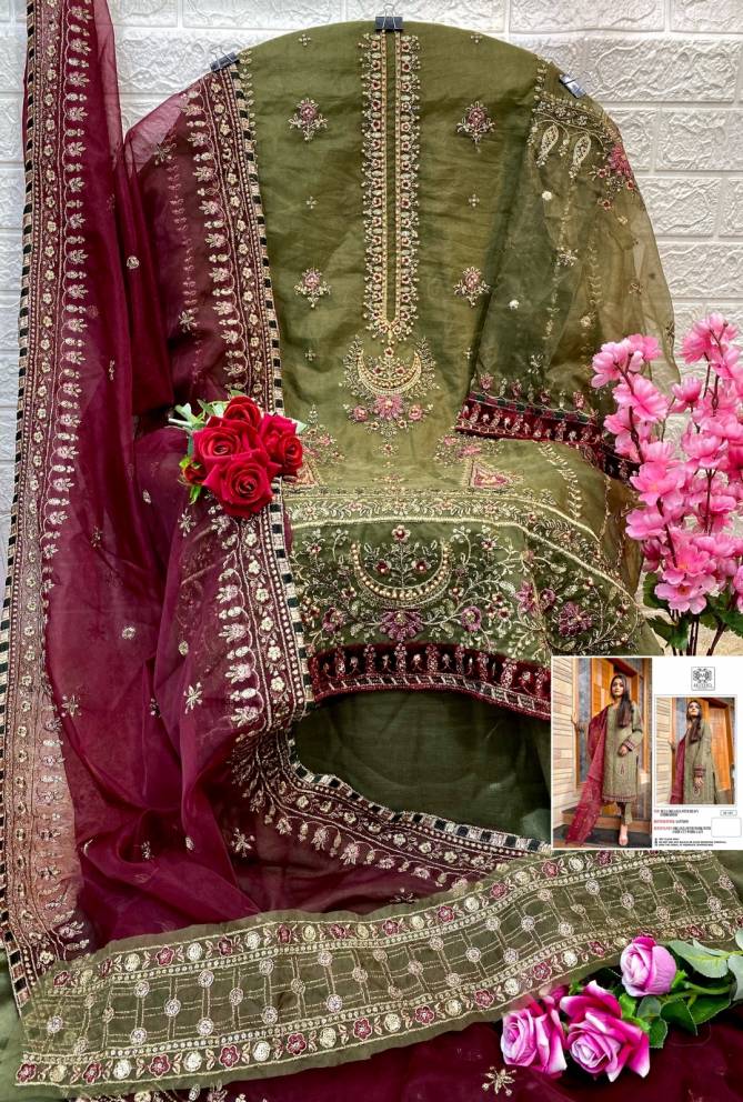 Mushq 187 Fancy Festive Wear Wholesale Pakistani Salwar Suits